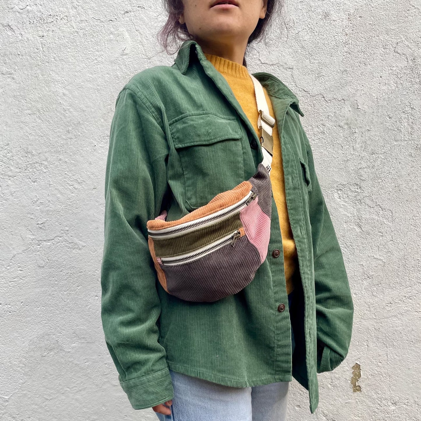 Off Cuts Cotton Corduroy Bumbag