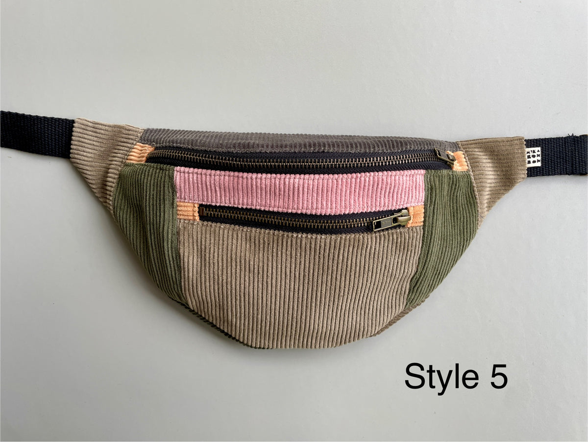 Off Cuts Cotton Corduroy Bumbag
