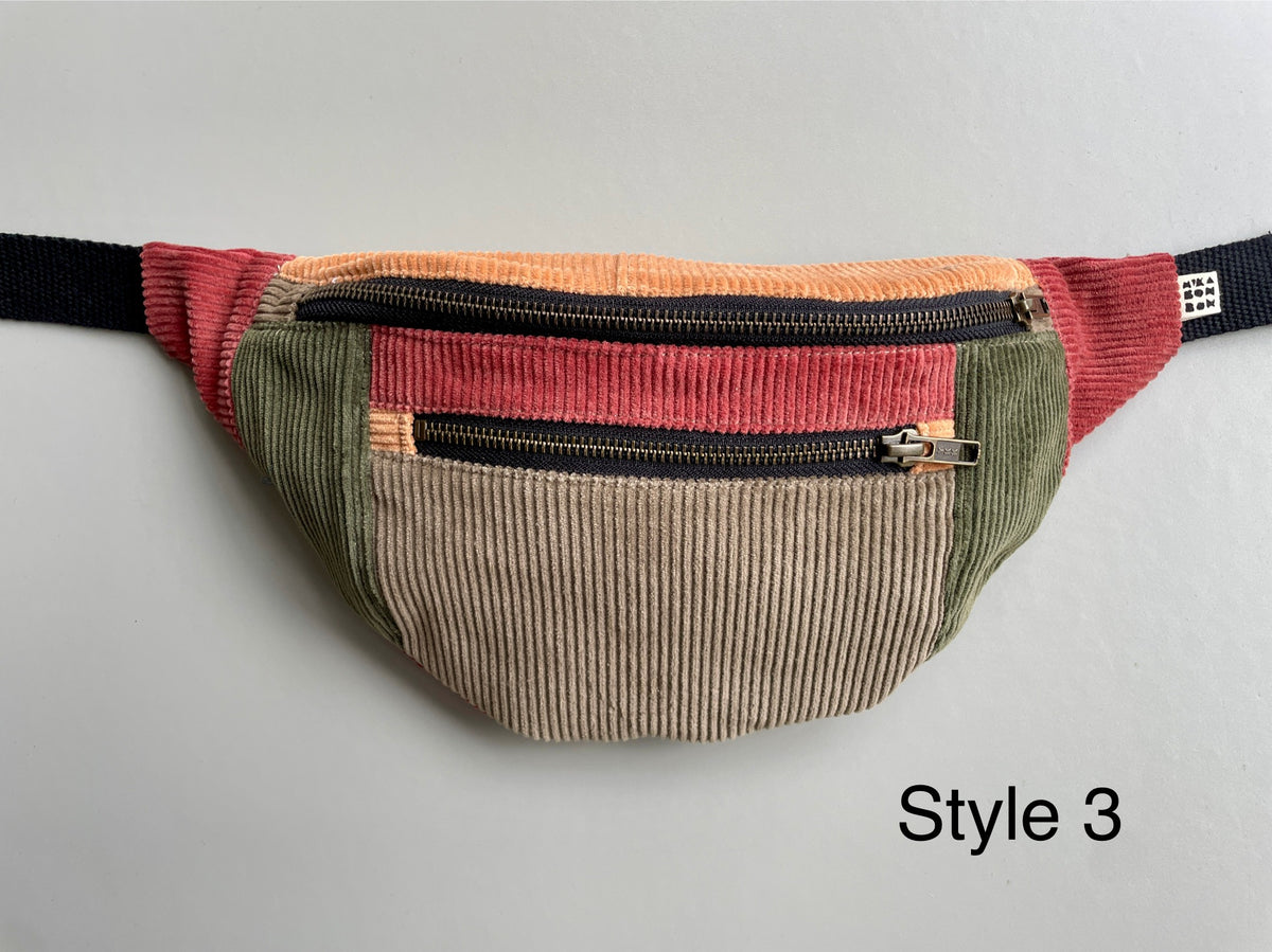 Off Cuts Cotton Corduroy Bumbag