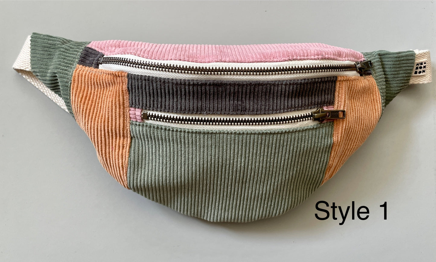 Off Cuts Cotton Corduroy Bumbag