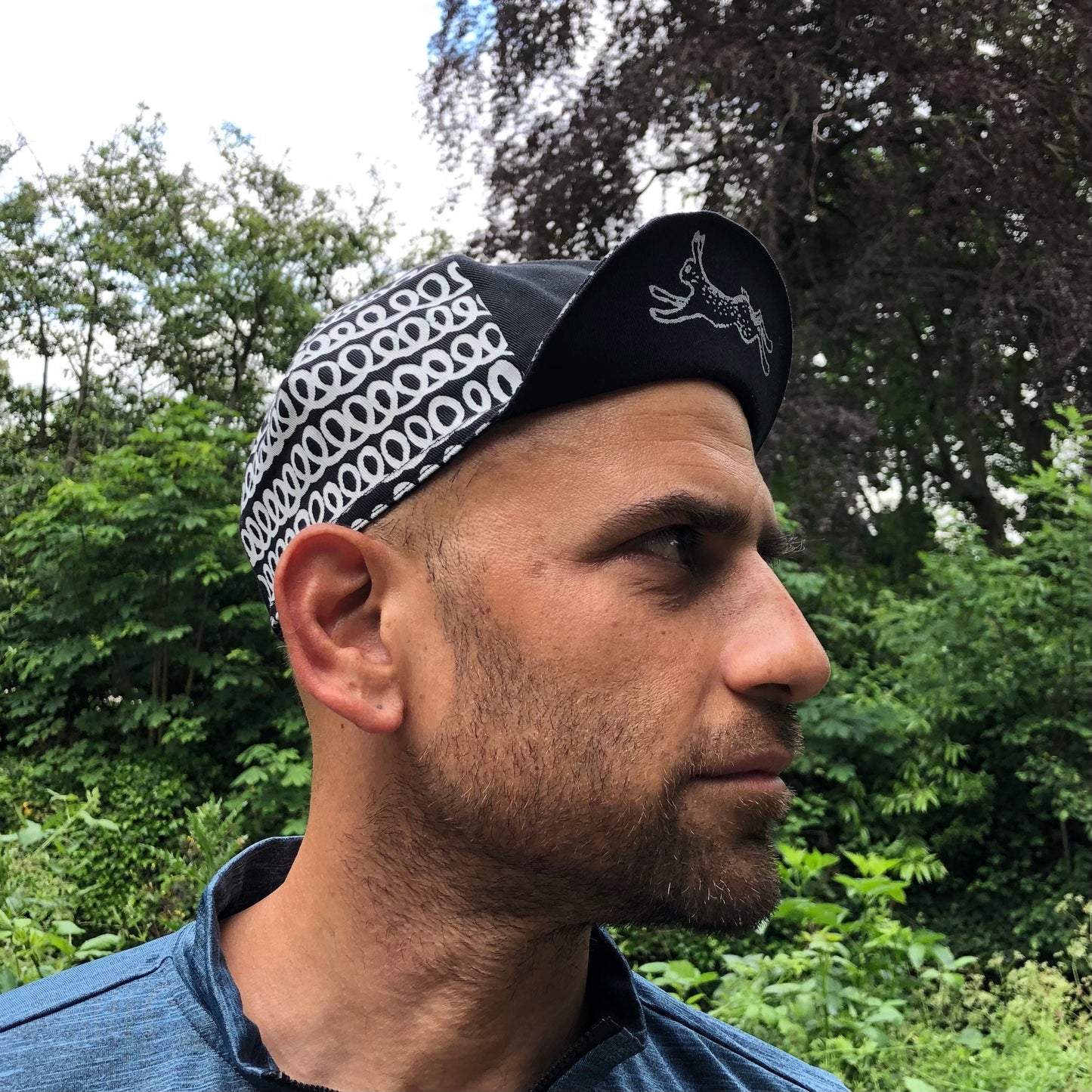 Tortoise & Hare Cycling Cap - Loopy Pattern